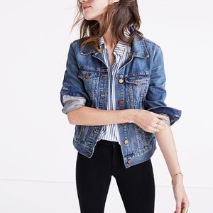 NWT Madewell Classic Denim Jacket XXS